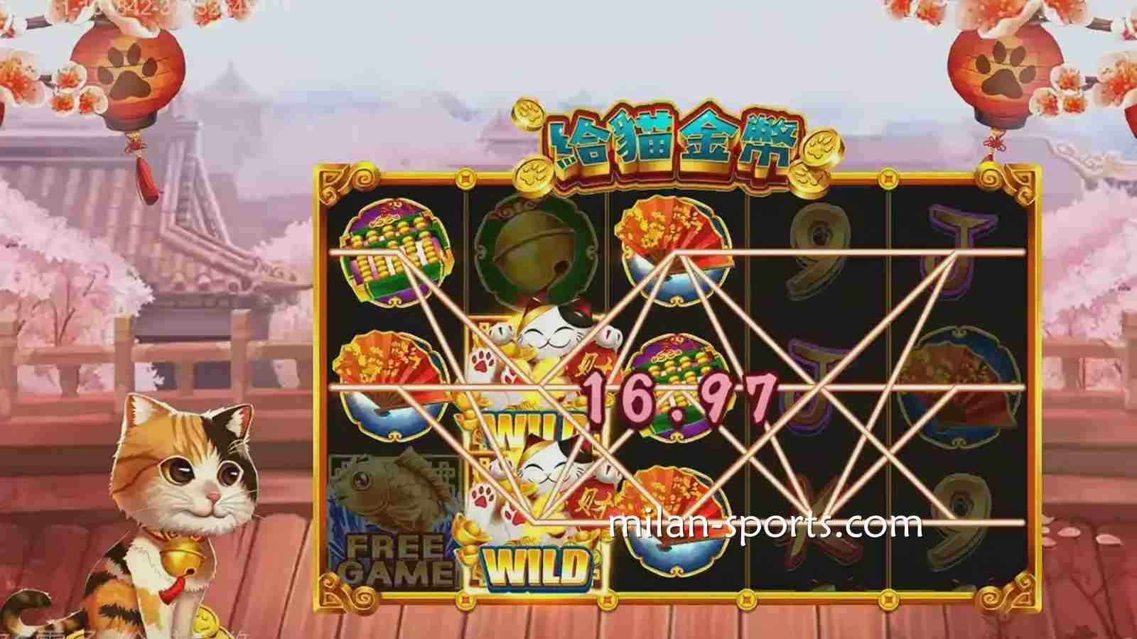 《给猫金币》游戏充满卡通风格与日系元素，在欧博体育极易上手